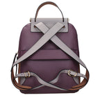 Piquadro Purple Leather Backpack