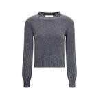 Ami Paris Gray Cashmere Cashmere Sweater