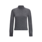 Ami Paris Gray Cashmere Turtleneck