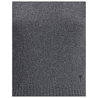 Ami Paris Gray Cashmere Turtleneck