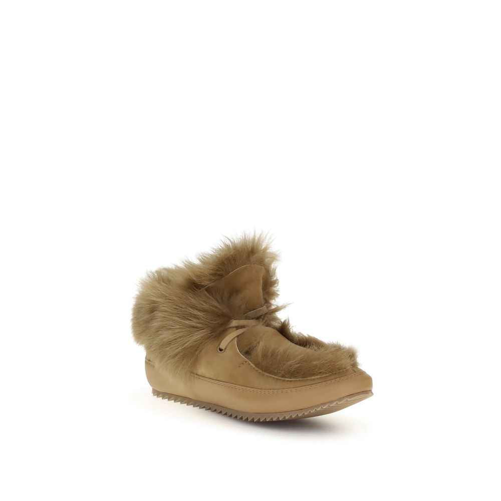 Pedro García Furry Ankle Boots