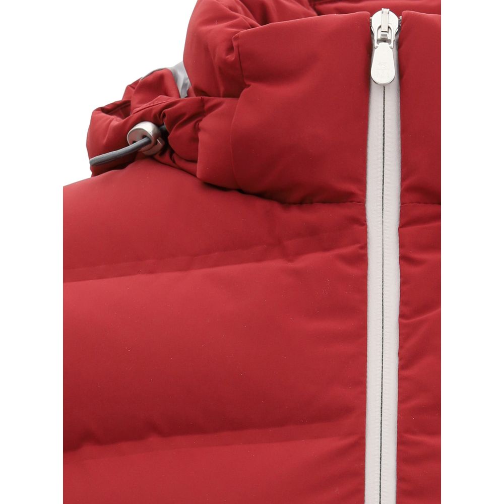 Brunello Cucinelli Red Polyester Jackets And Coat