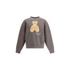 Palm Angels Brown Cotton Sweatshirt
