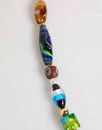Dolce & Gabbana Multicolor Murano Glass Beads Brass Women Jewelry Necklace