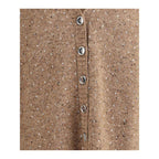 PINKO Bouclé fabric Cardigan with rhinestones