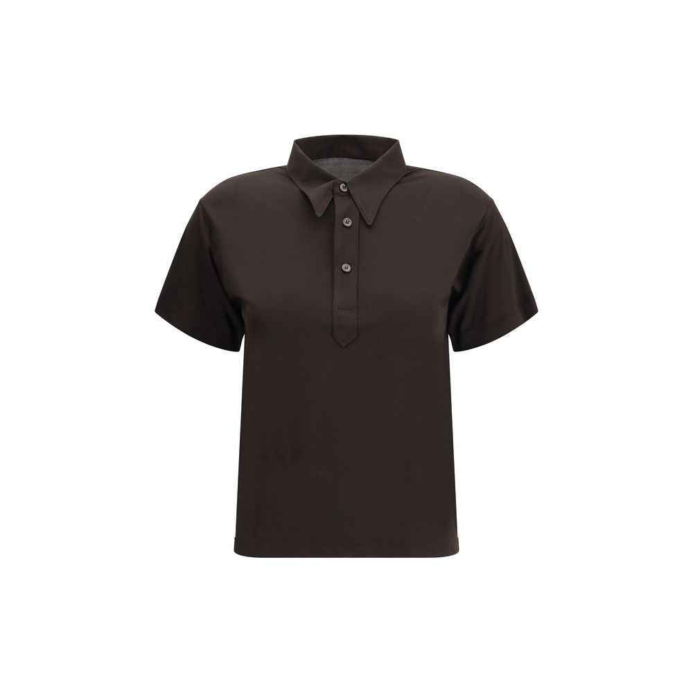Margiela Semi-sheer polo Shirt