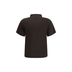 Margiela Brown Viscose Polo Shirt