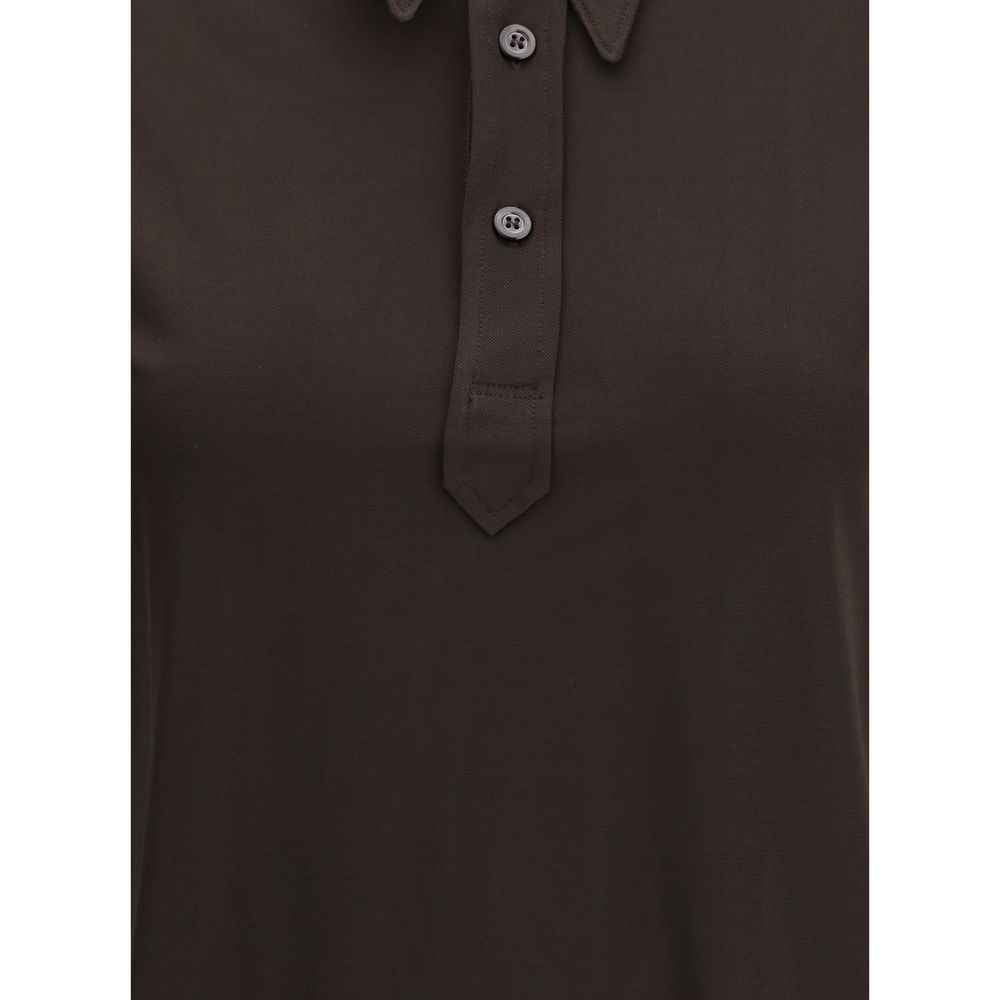 Margiela Semi-sheer polo Shirt