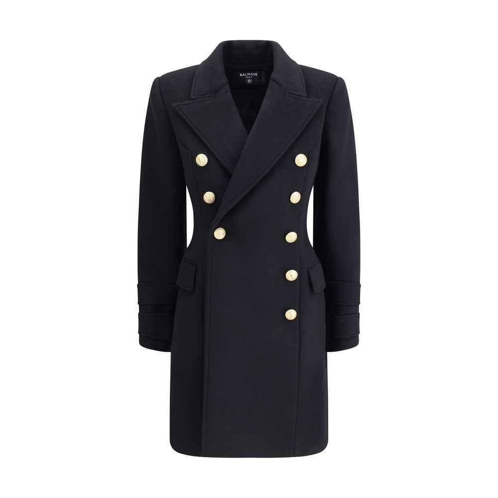 Balmain wool and cashmere double-breasted Coat