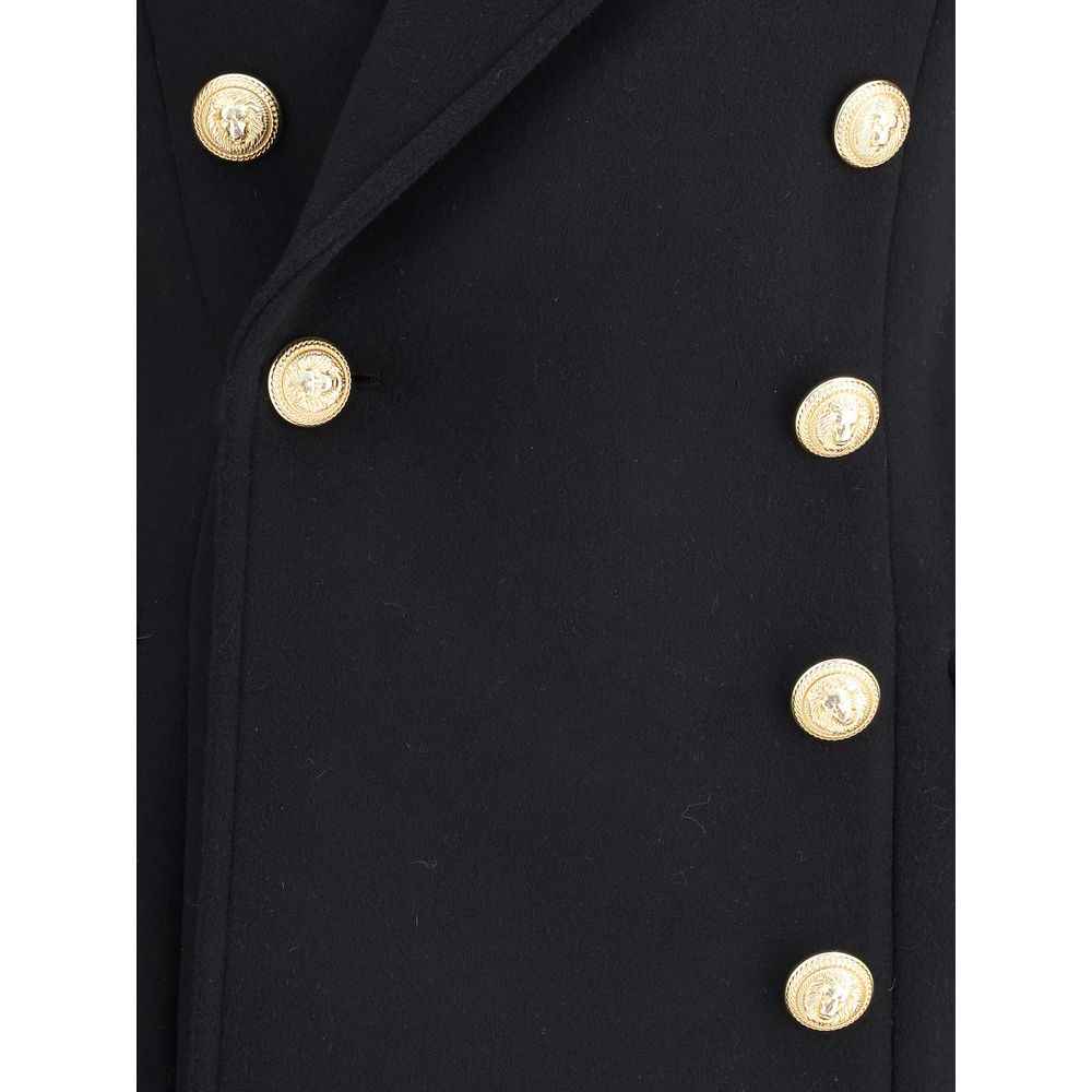 Balmain wool and cashmere double-breasted Coat