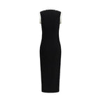 Balmain Black Viscose Casual Dress