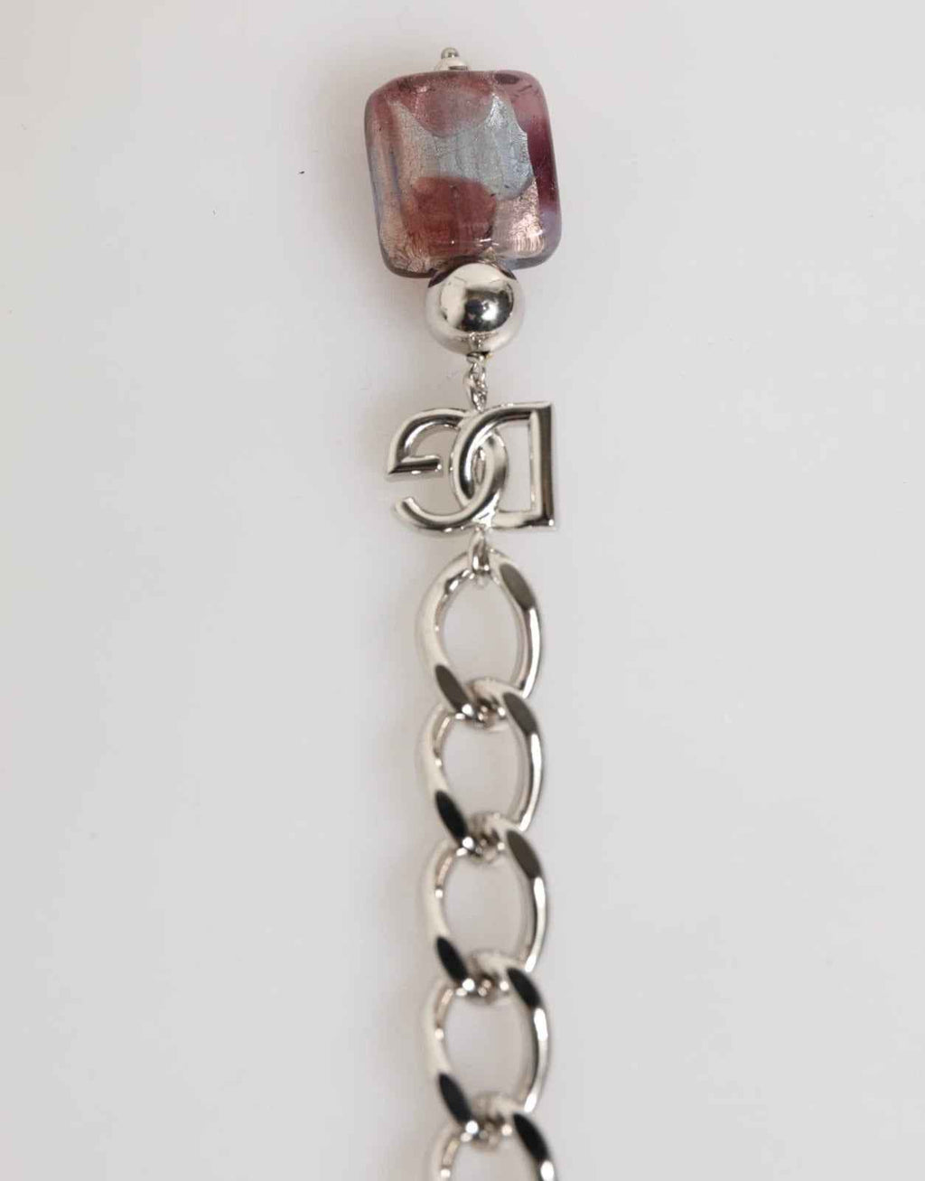 Dolce & Gabbana Multicolor Murano Glass Beads Brass Zamak Necklace