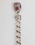 Dolce & Gabbana Multicolor Murano Glass Beads Brass Zamak Necklace