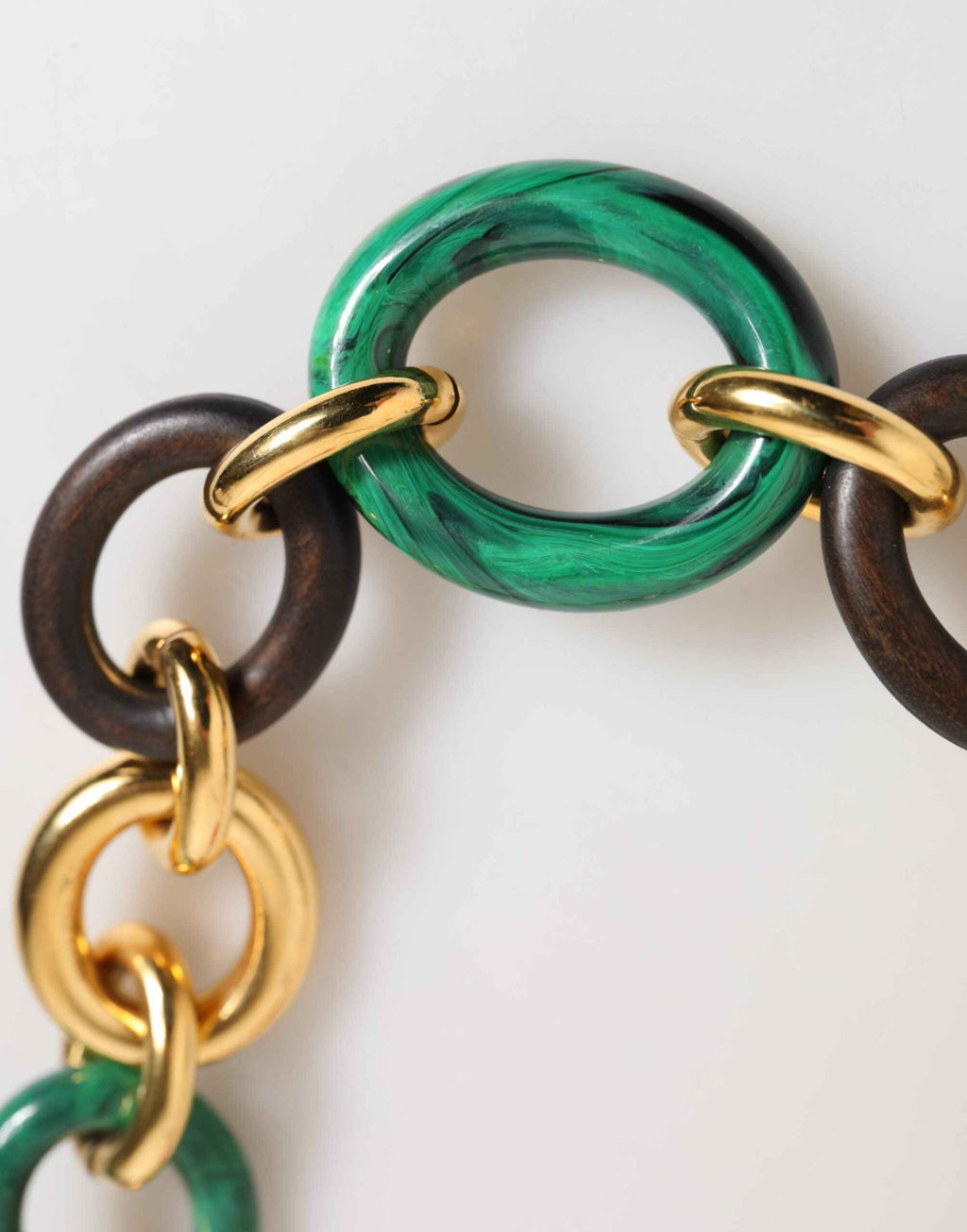 Dolce & Gabbana Multicolor Gold Brass Tiger Lily Floral Chai Necklace