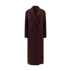 Brunello Cucinelli Bordeaux Cashmere Coat