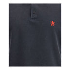 Balenciaga Black Cotton Polo Shirt