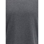 Brunello Cucinelli Gray Cotton T-Shirt
