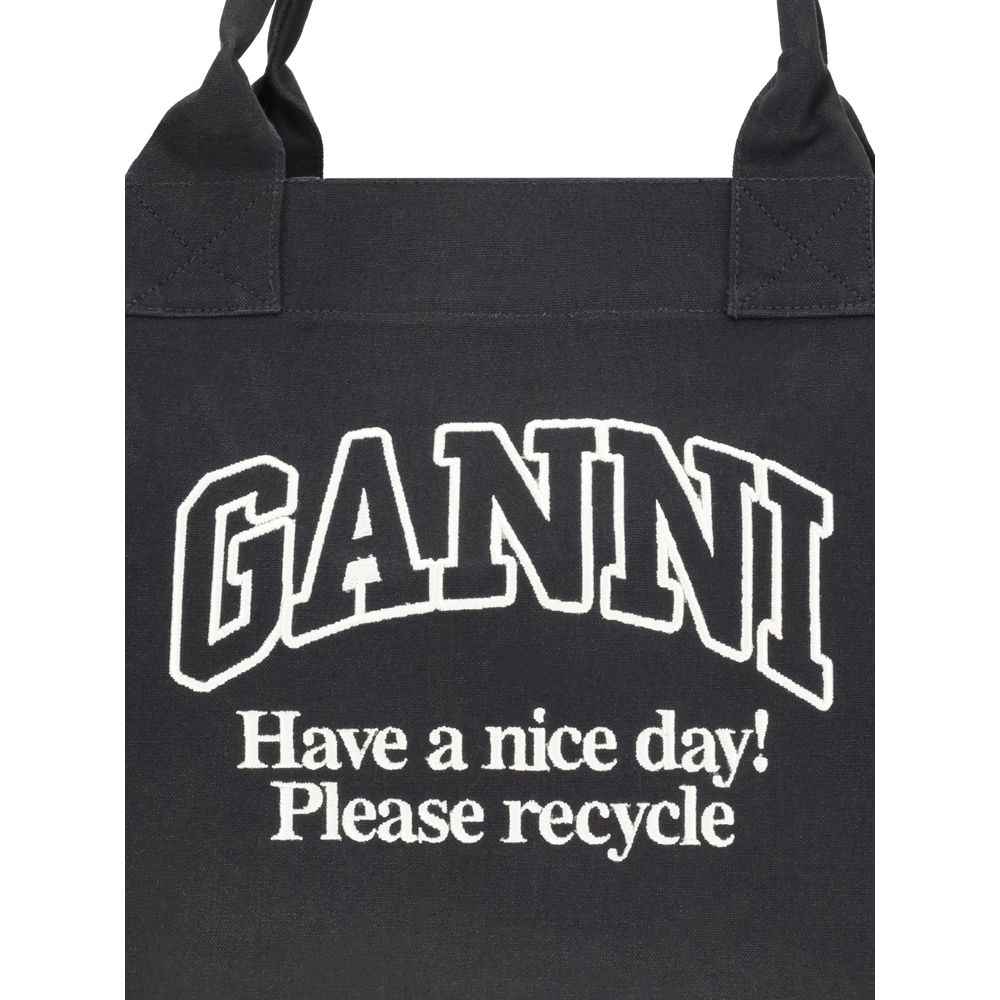 Ganni XXL Canvas Tote Bag