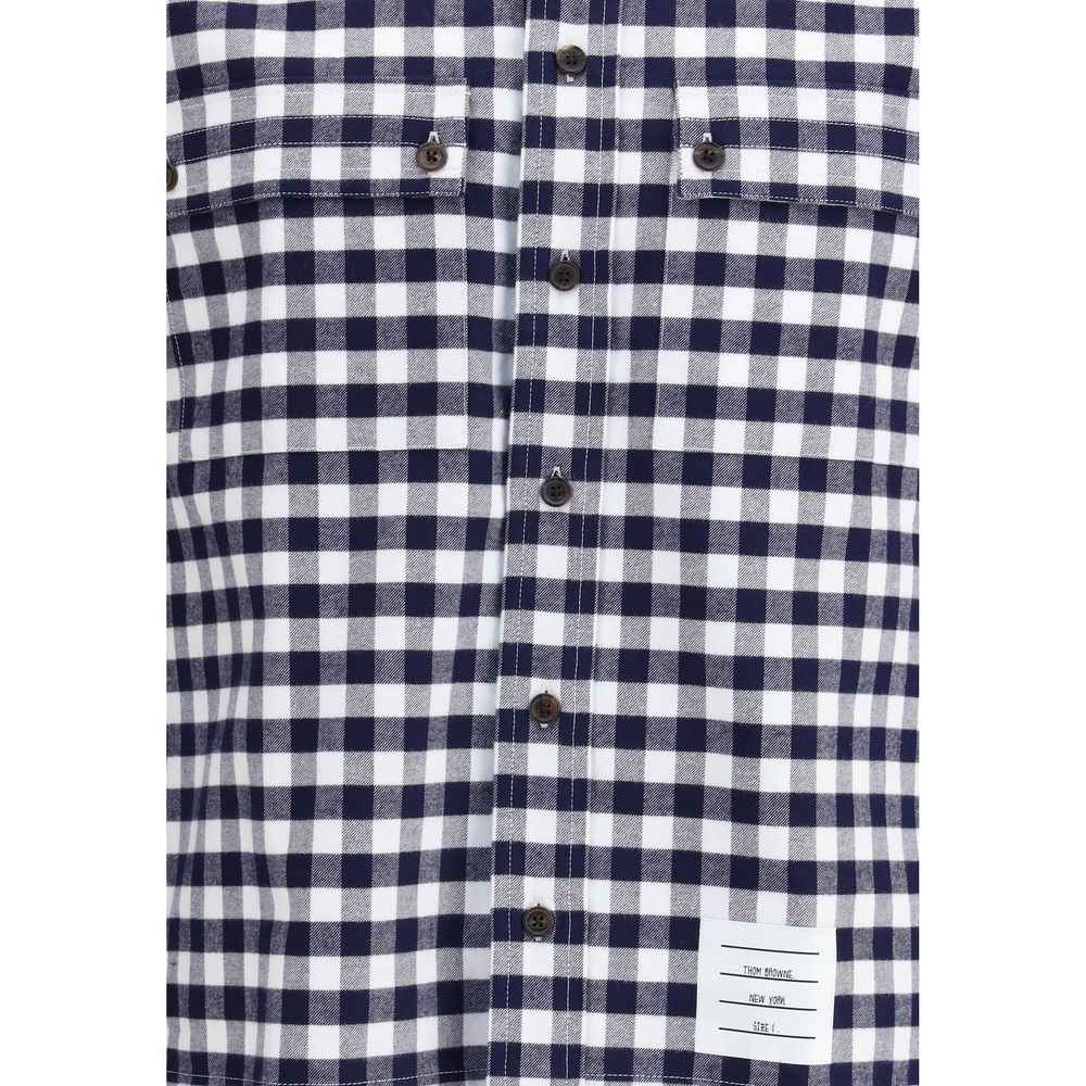 Thom Browne Vichy cotton flannel Shirt