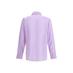 Tom Ford Purple Cotton Dress Shirt