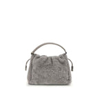 Brunello Cucinelli Small shearling Mellow Shoulder Bag