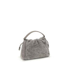 Brunello Cucinelli Small shearling Mellow Shoulder Bag