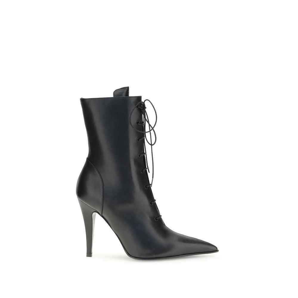 Alexander McQueen Leather Ankle Boots