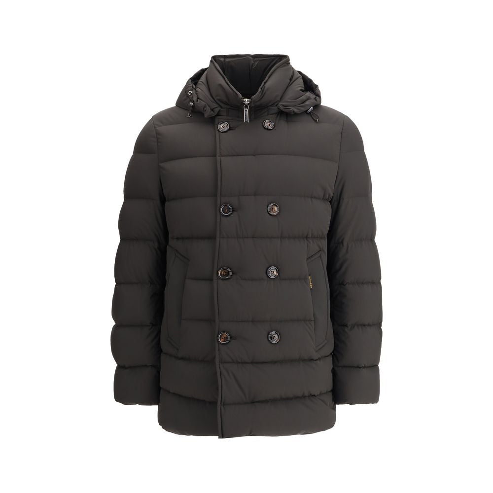 MooRER Black Polyamide Coat