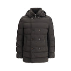 MooRER Black Polyamide Coat