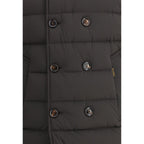 MooRER Black Polyamide Coat
