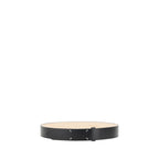 Margiela Black Calf Leather Bos Taurus Regular Belt