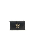 PINKO Black Calf Leather Bos Taurus Wallet
