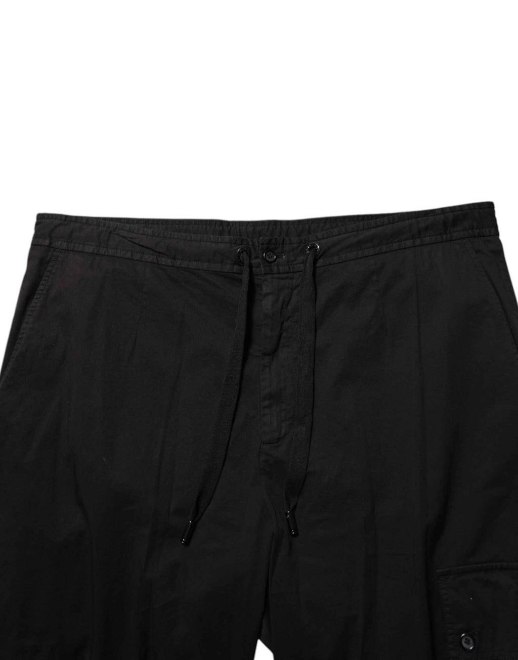 Dolce & Gabbana Black Cotton Cargo Jogger Sweatpants Pants