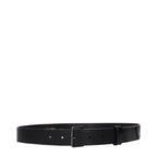 Max Mara Black Leather Regular Belt