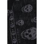 Alexander McQueen Black Modal Scarf