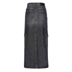 PINKO Black Cotton Skirt