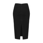 PINKO Black Viscose Skirt