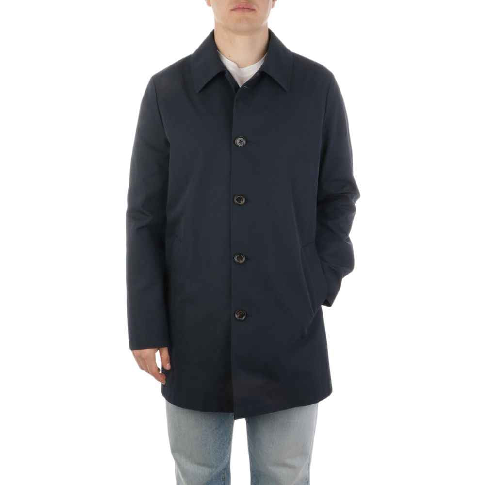 Aquascutum Blue Cotton Jacket