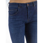 Don The Fuller Blue Cotton Jeans & Pant