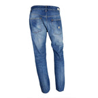 Don The Fuller Blue Cotton Jeans & Pant