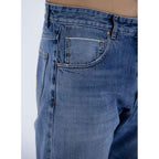 Don The Fuller Blue Cotton Jeans & Pant