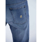 Don The Fuller Blue Cotton Jeans & Pant