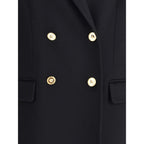 Versace Black Cashmere Coat