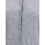 Lisa Yang Gray Cashmere Cardigan