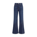 Citizens of Humanity Blue Cotton Flared Jeans