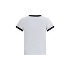 Ganni White Cotton T-Shirt