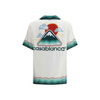 Casablanca Silk Cuban Collar short sleeve Shirt