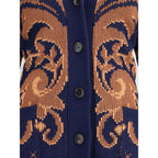 Etro Wool jacquard Cardigan