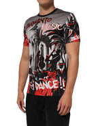 Dolce & Gabbana Multicolor Agrigento Dance Jazz Music Print T-shirt