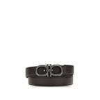 Ferragamo Brown Calf Leather Bos Taurus Regular Belt